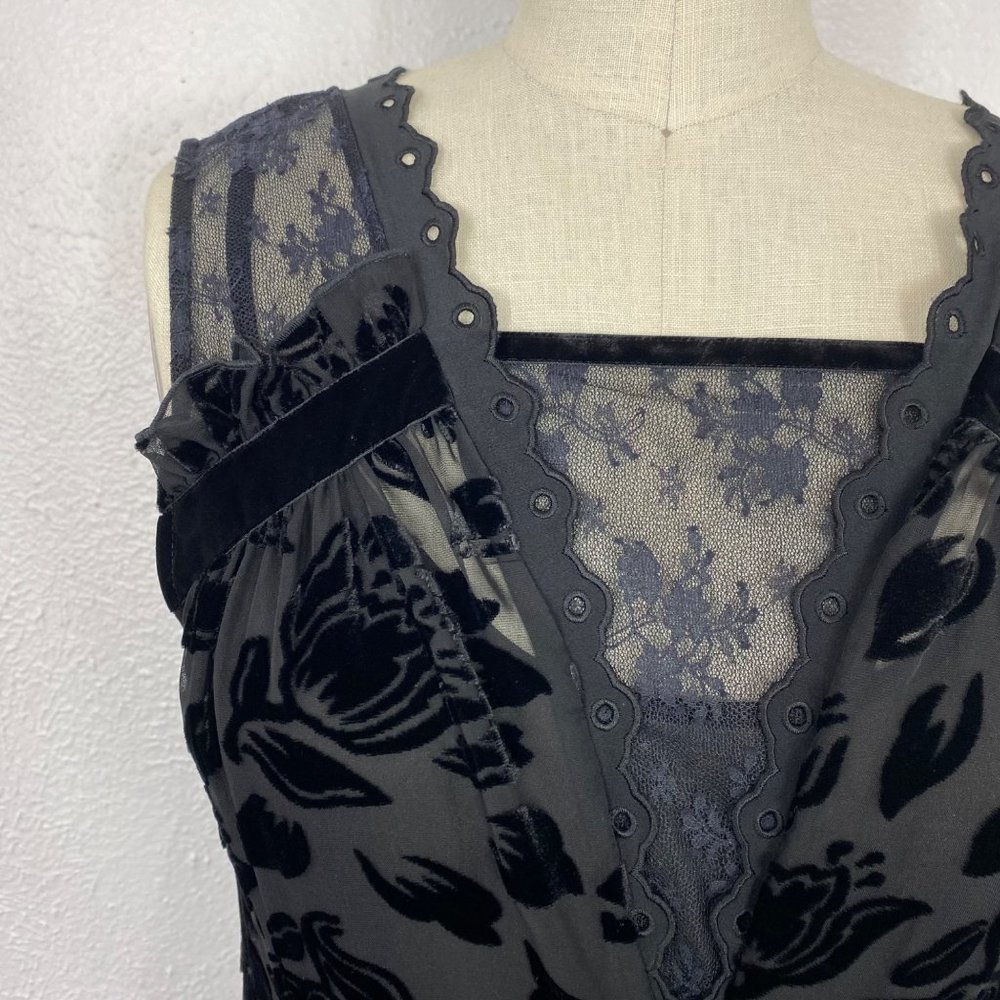Nwt Coach Floral Devore Dress View 3
